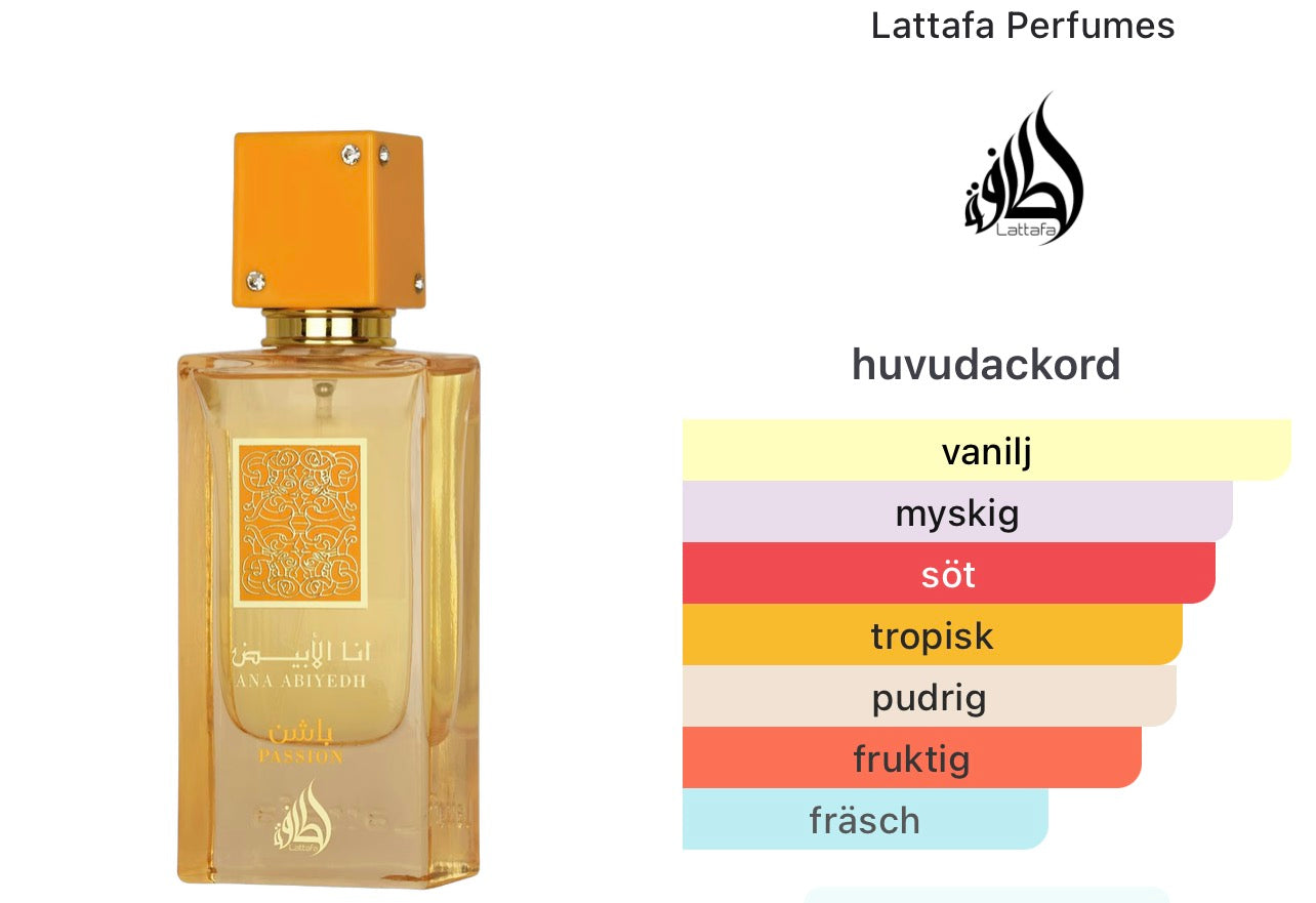 Lattafa Ana Abiyedh Passion Edp