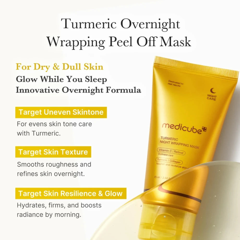 Medicube Kojic Acid Turmeric Night Wrapping Mask