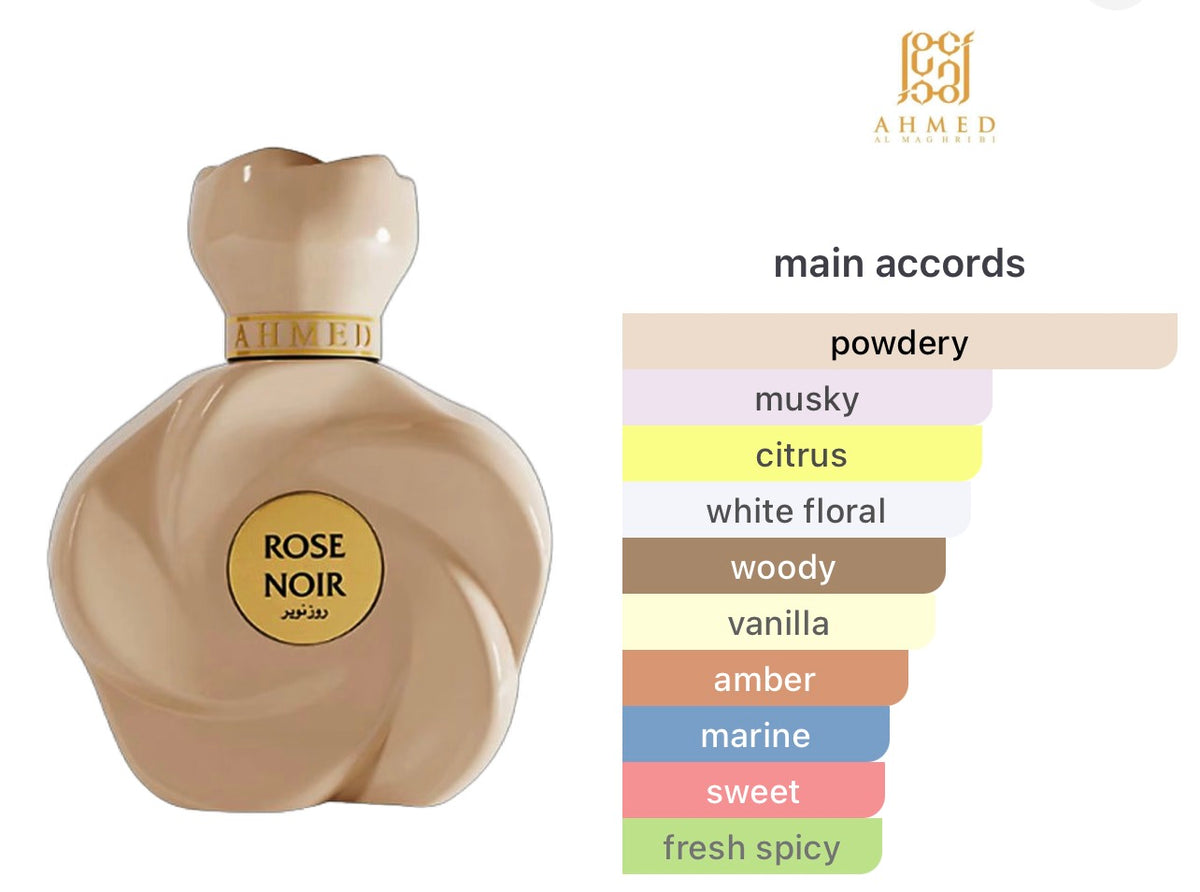 Ahmed Al Maghribi Rose Noir Edp