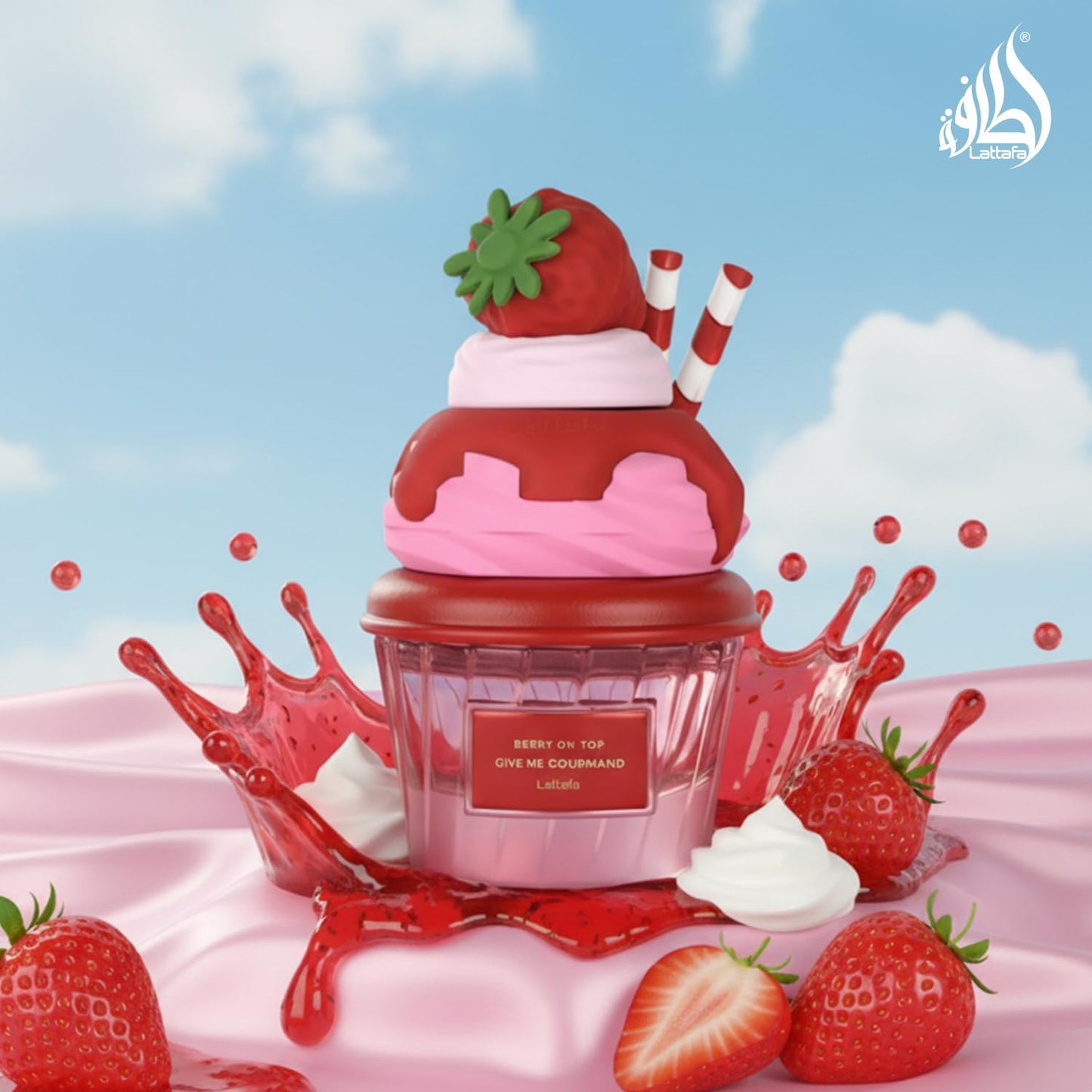 Lattafa Berry on Top Give Me Gourmand Edp